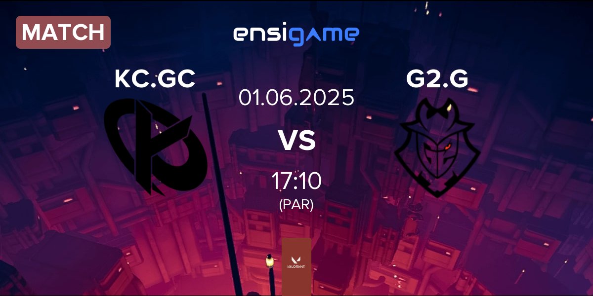 Match Karmine Corp GC KC.GC vs G2 Gozen G2.G | 01.06
