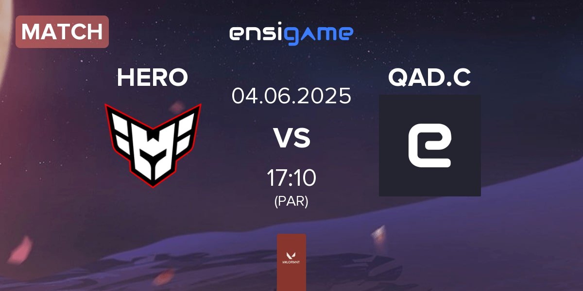 Partida HEROIC Valkyries HERO vs AlQadsiah Corals QAD.C | 04.06