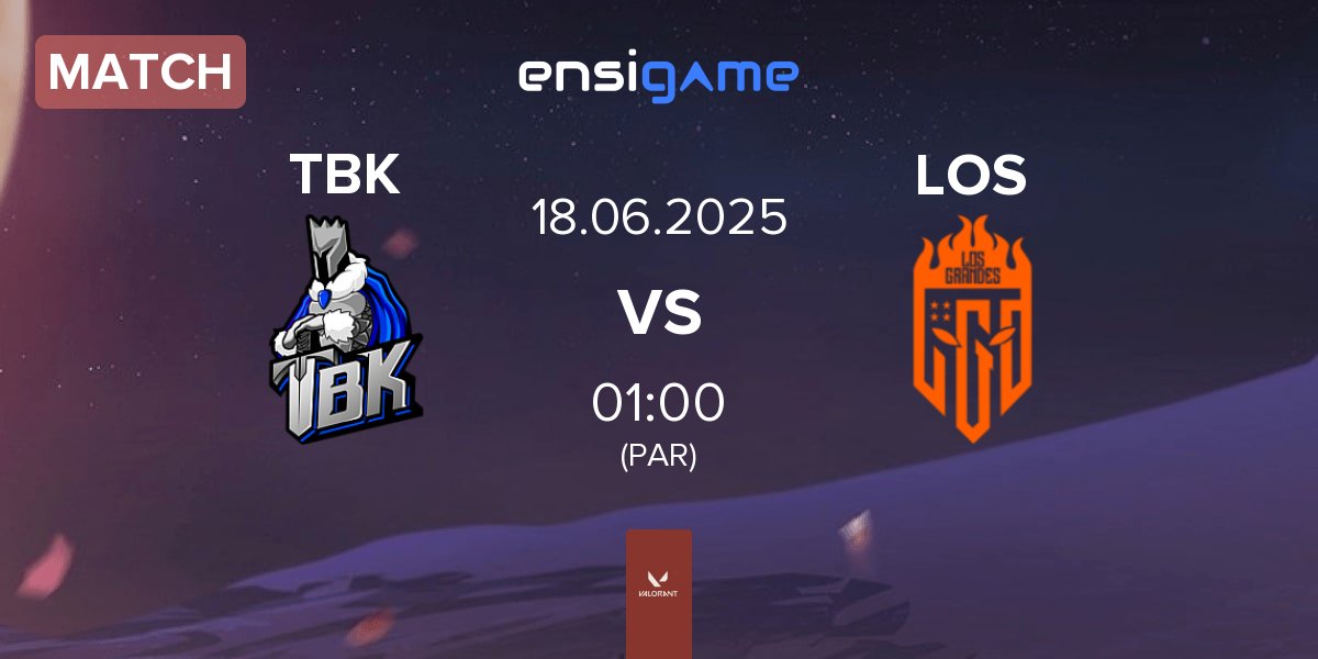 Match TBK Esports TBK vs LOS | 18.06