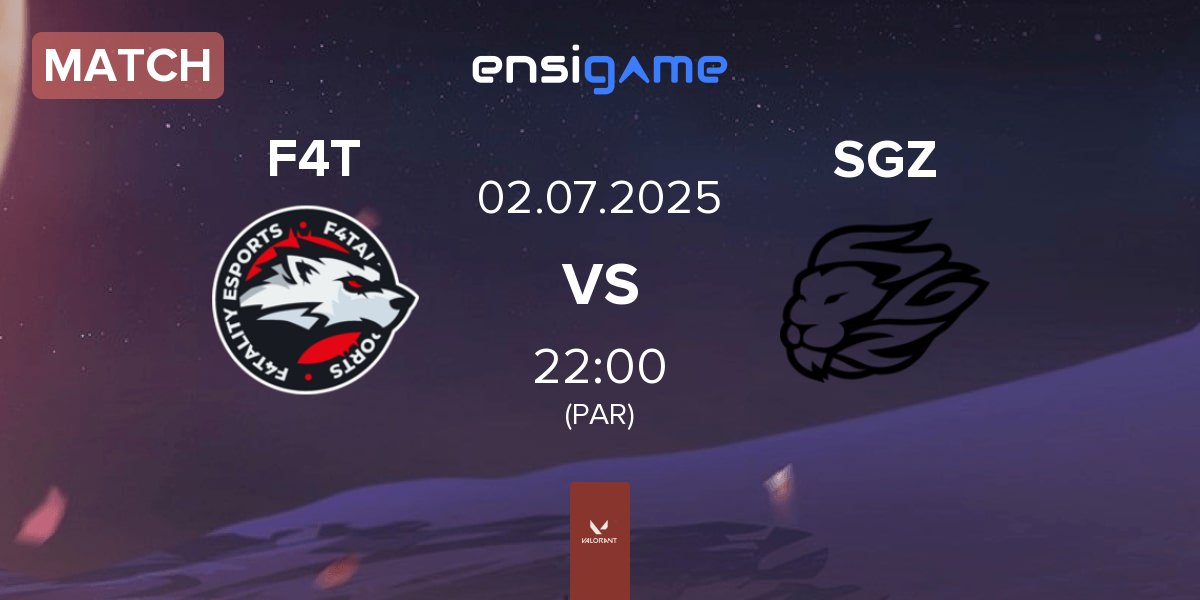 Match F4TALITY eSports F4T vs SAGAZ SGZ | 02.07