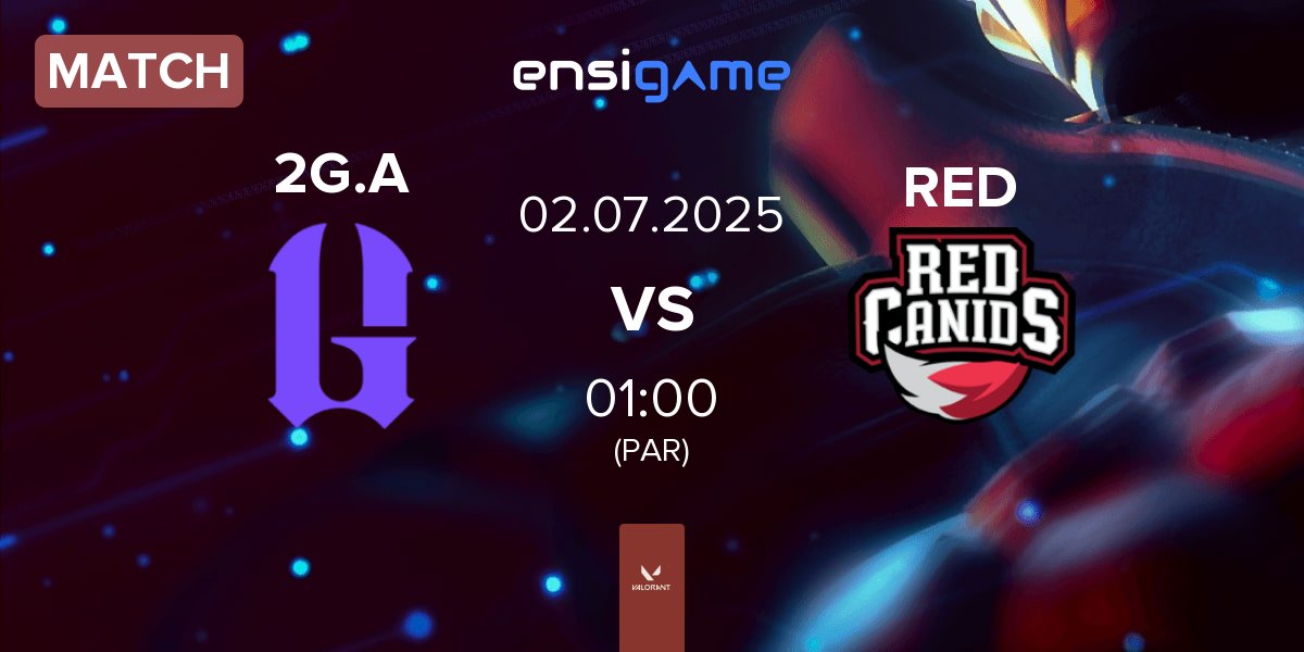 Match 2GAME Academy 2G.A vs RED Canids RED | 02.07