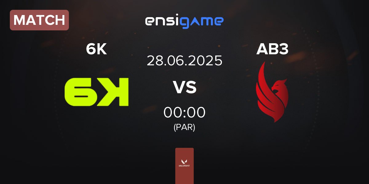 Match Six Karma 6K vs AB3 Esports AB3 | 28.06
