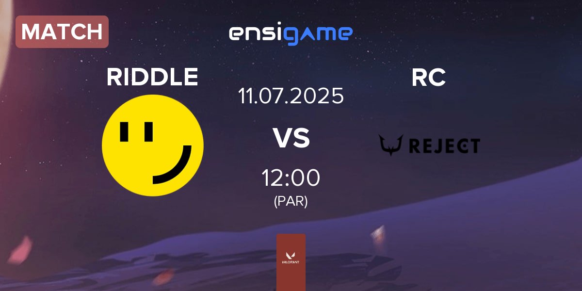Partida RIDDLE ORDER RIDDLE vs REJECT RC | 11.07