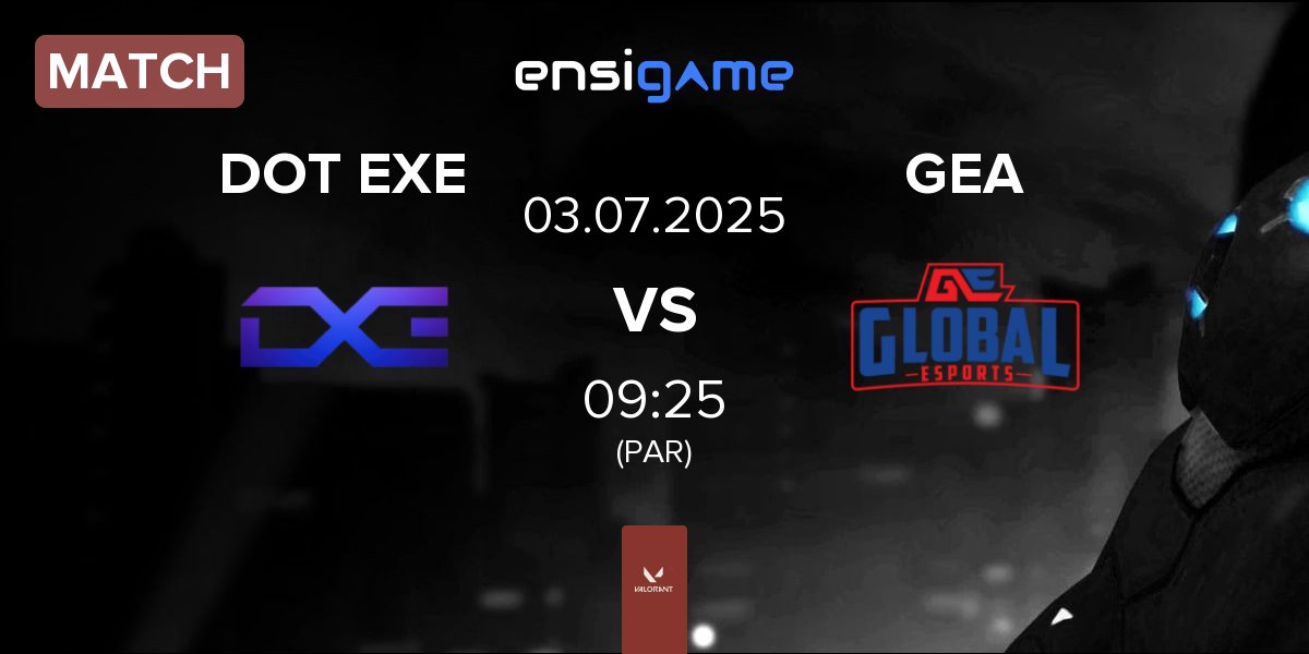 Partida DOT EXE vs Global Esports Academy GEA | 03.07