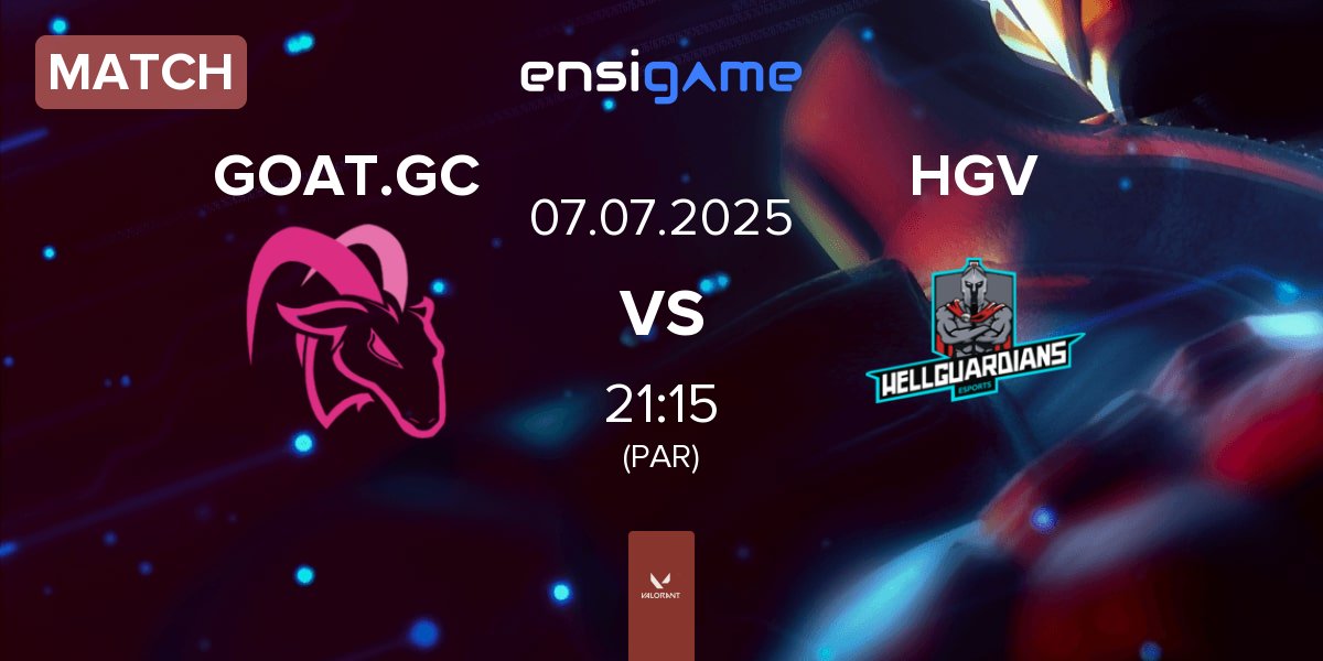Match Las Cabras GC GOAT.GC vs HellGuardians Violett HGV | 07.07