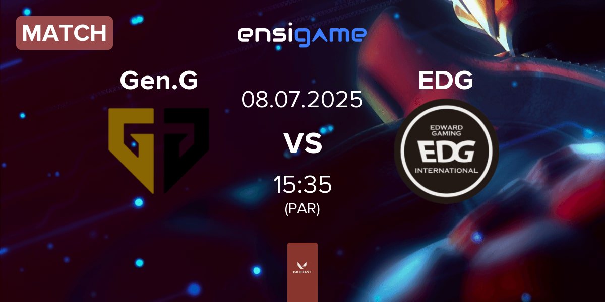 Match Gen.G Esports Gen.G vs Edward Gaming EDG | 08.07