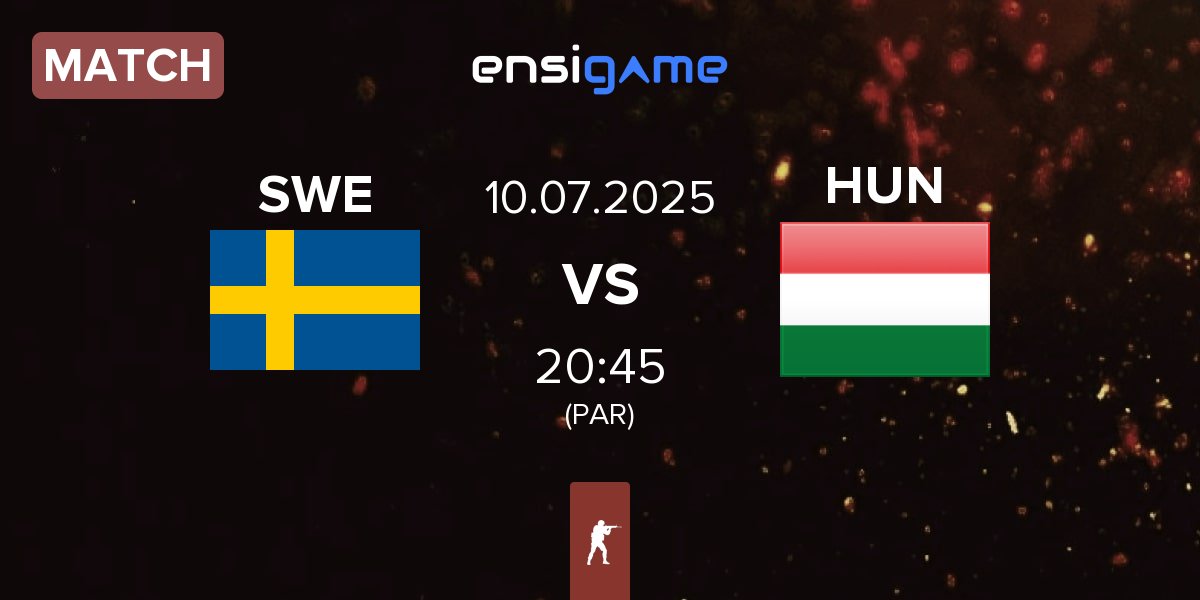 Match Sweden SWE vs Hungary HUN | 10.07