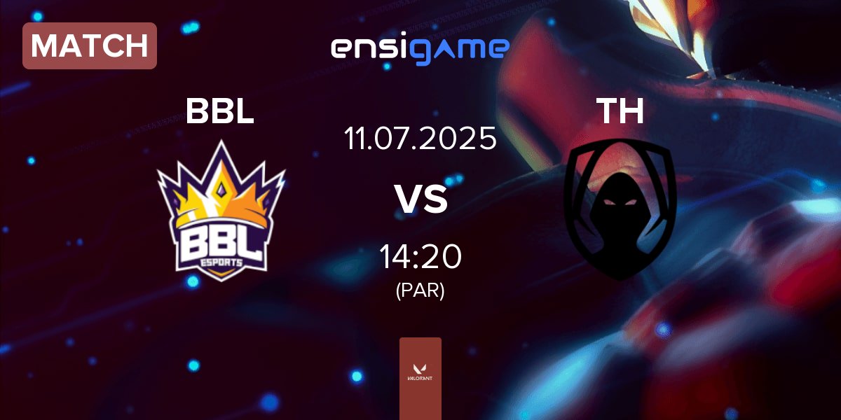 Partida BBL Esports BBL vs Team Heretics TH | 11.07
