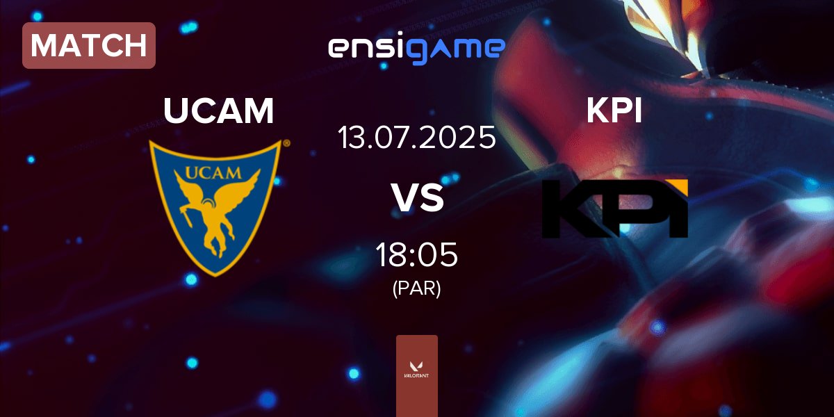 Partida UCAM Esports Club UCAM vs KPI Gaming KPI | 13.07