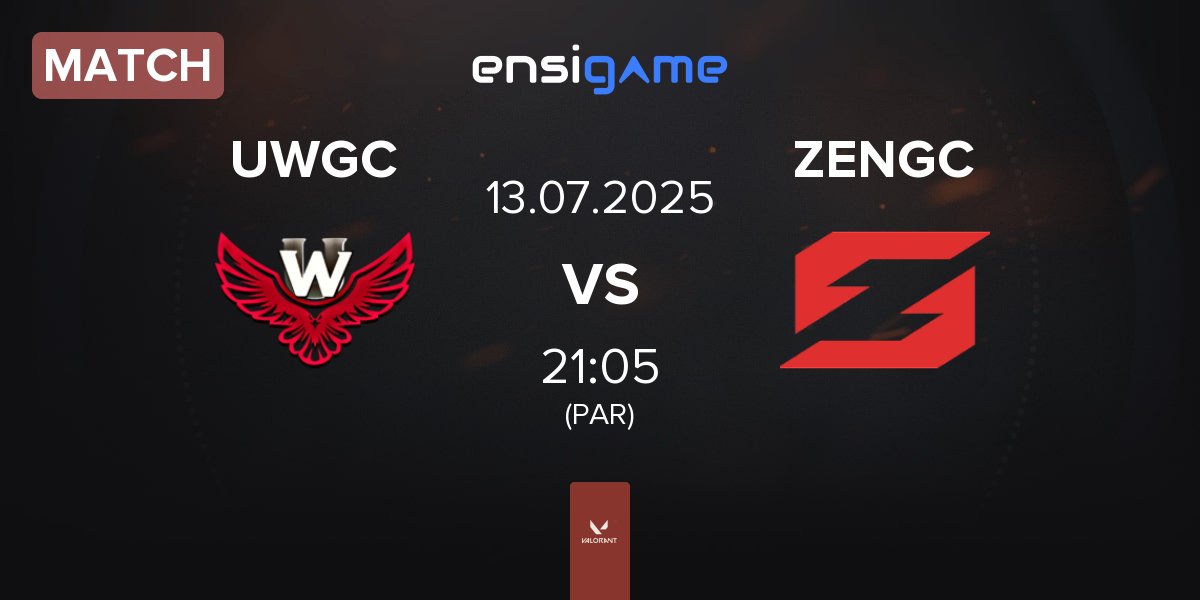 Match University War GC UWGC vs Zen eSports GC ZENGC | 13.07