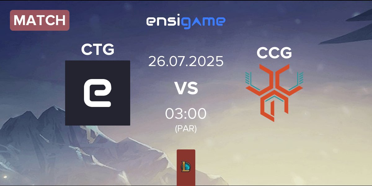 Partida Citadel Gaming CTG vs CCG Esports CCG | 26.07