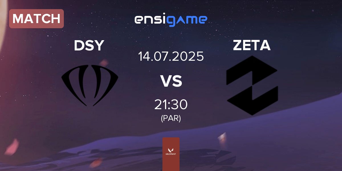 Partida DNSTY DSY vs Zeta Gaming ZETA | 14.07