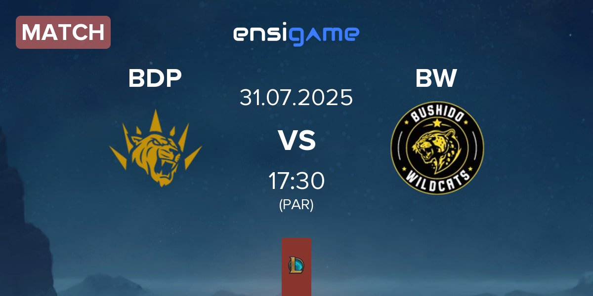Match BBL Dark Passage BDP vs Bushido Wildcats BW | 31.07