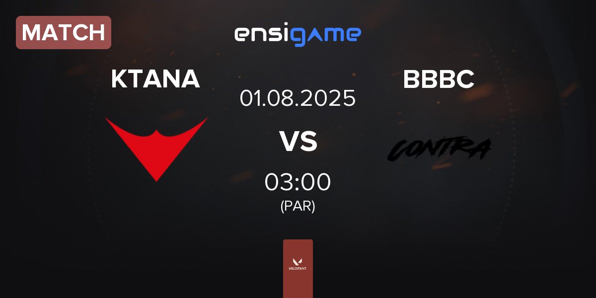 Match KTANA vs Contra BBBC | 01.08
