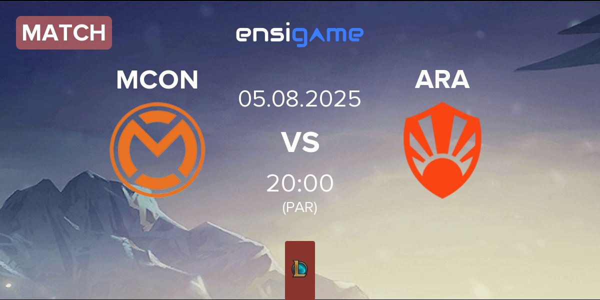 Match mCon esports MCON vs Aurora ARA | 05.08