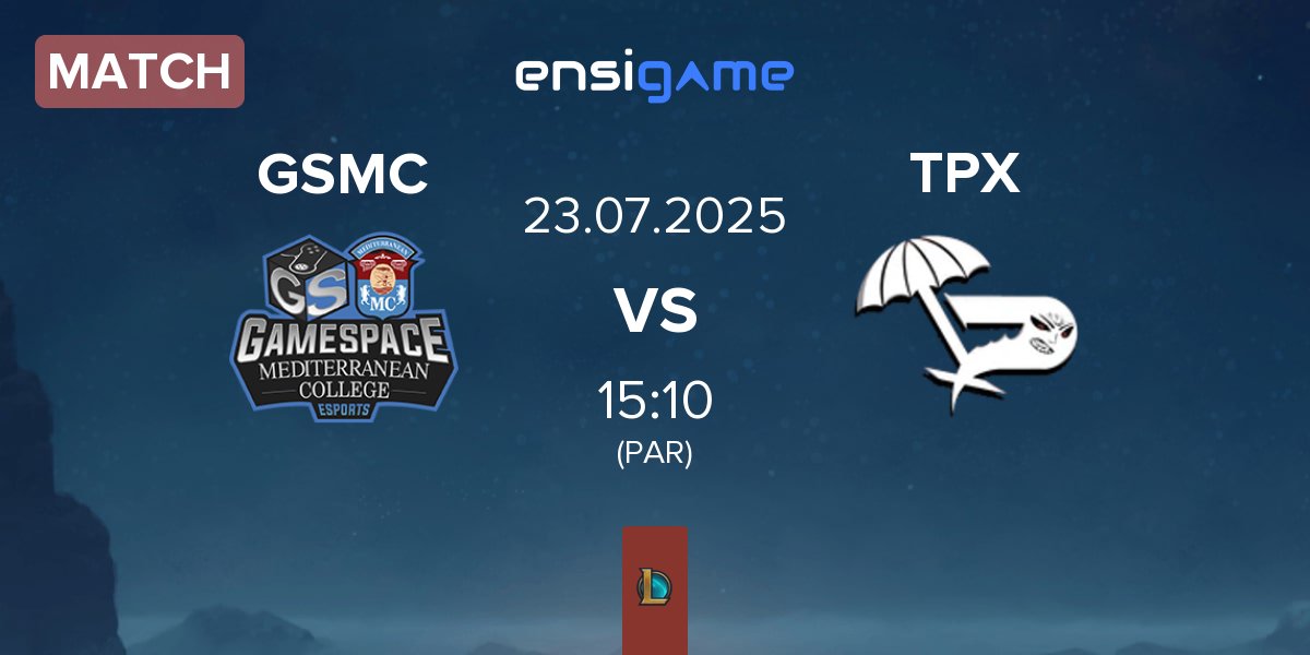 Partida Gamespace E-Sports GSMC vs The ParadOx TPX | 23.07