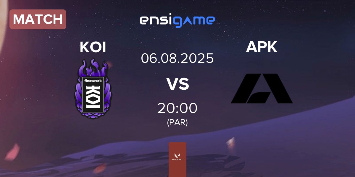 Match KOI vs Apeks APK | 06.08