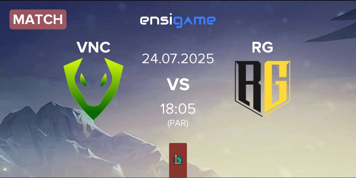 Match Venomcrest Esports VNC vs Rich Gang RG | 24.07