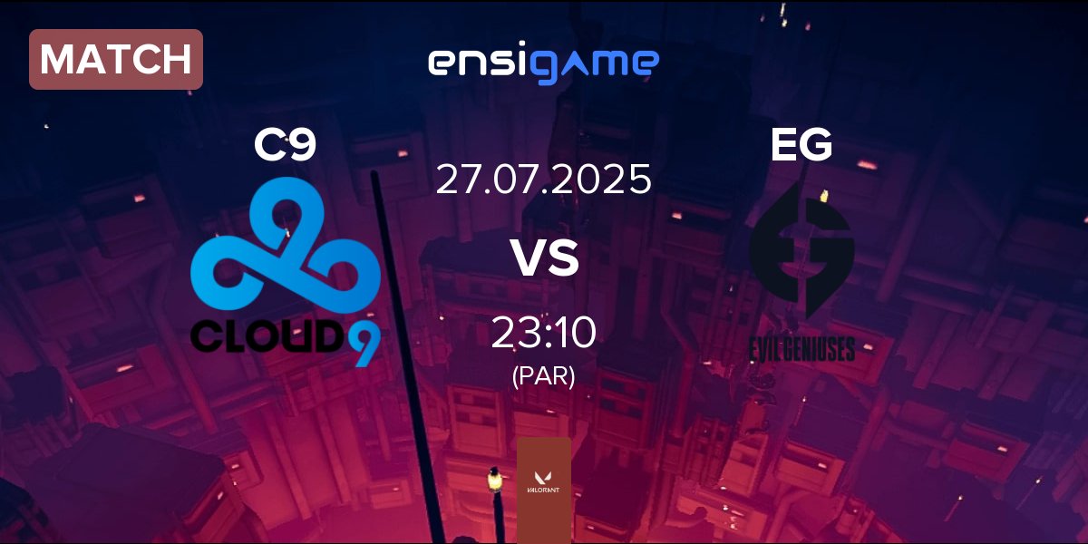 Partida Cloud9 C9 vs Evil Geniuses EG | 27.07