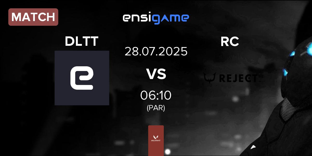Partida Delight DLTT vs REJECT RC | 28.07
