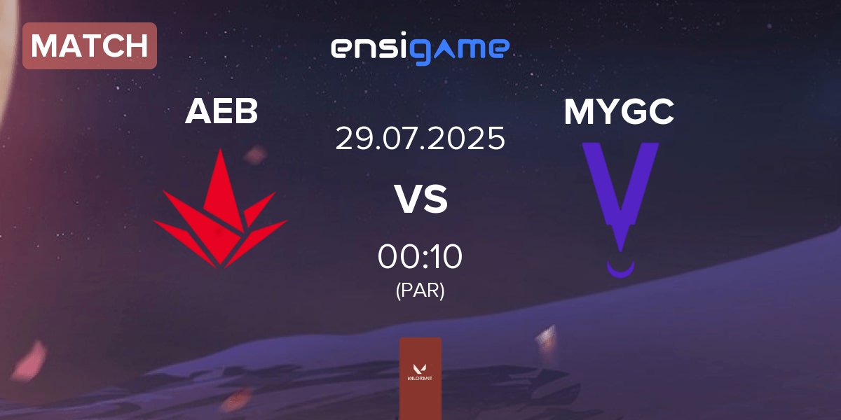 Partida Akave Esports Black AEB vs MYVRA GC MYGC | 29.07