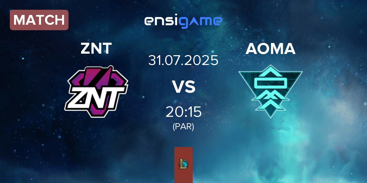 Match ZennIT ZNT vs A One Man Army Esports AOMA | 31.07