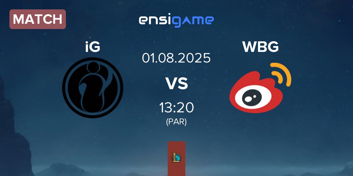 Match Invictus Gaming iG vs Weibo Gaming WBG | 01.08