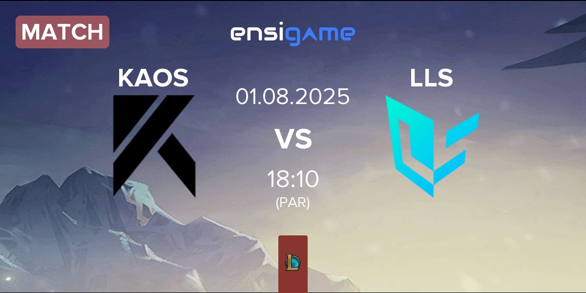 Match KAOS e-sport KAOS vs Lundqvist Lightside LLS | 01.08