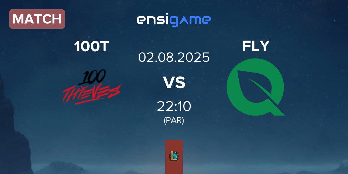 Partida 100 Thieves 100T vs FlyQuest FLY | 02.08