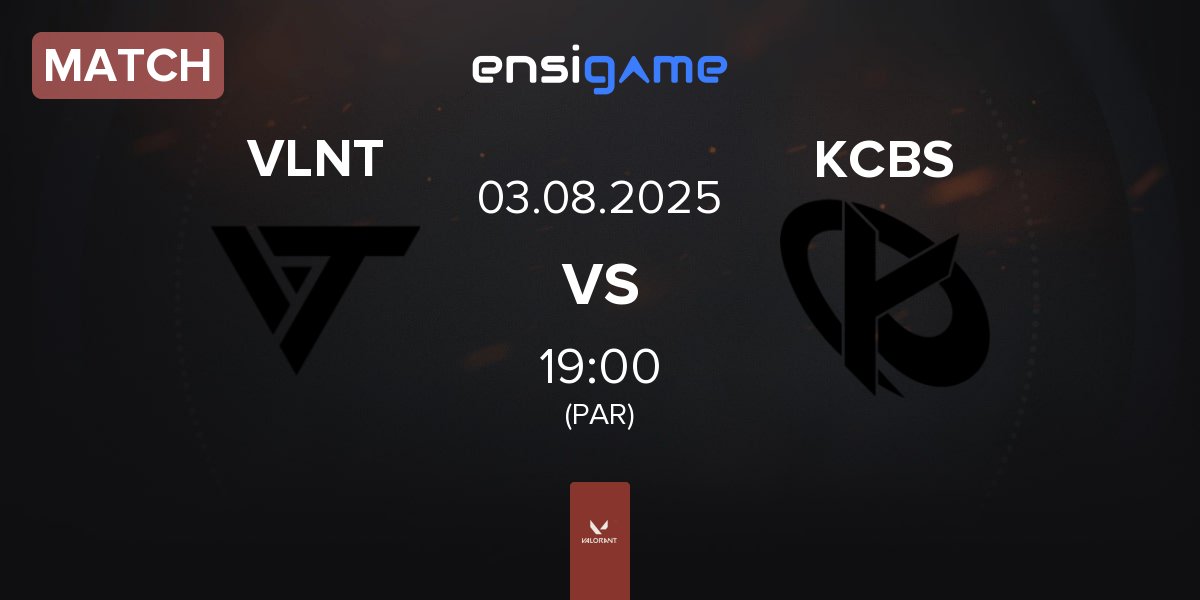Match Valiant VLNT vs Karmine Corp Blue Stars KCBS | 03.08