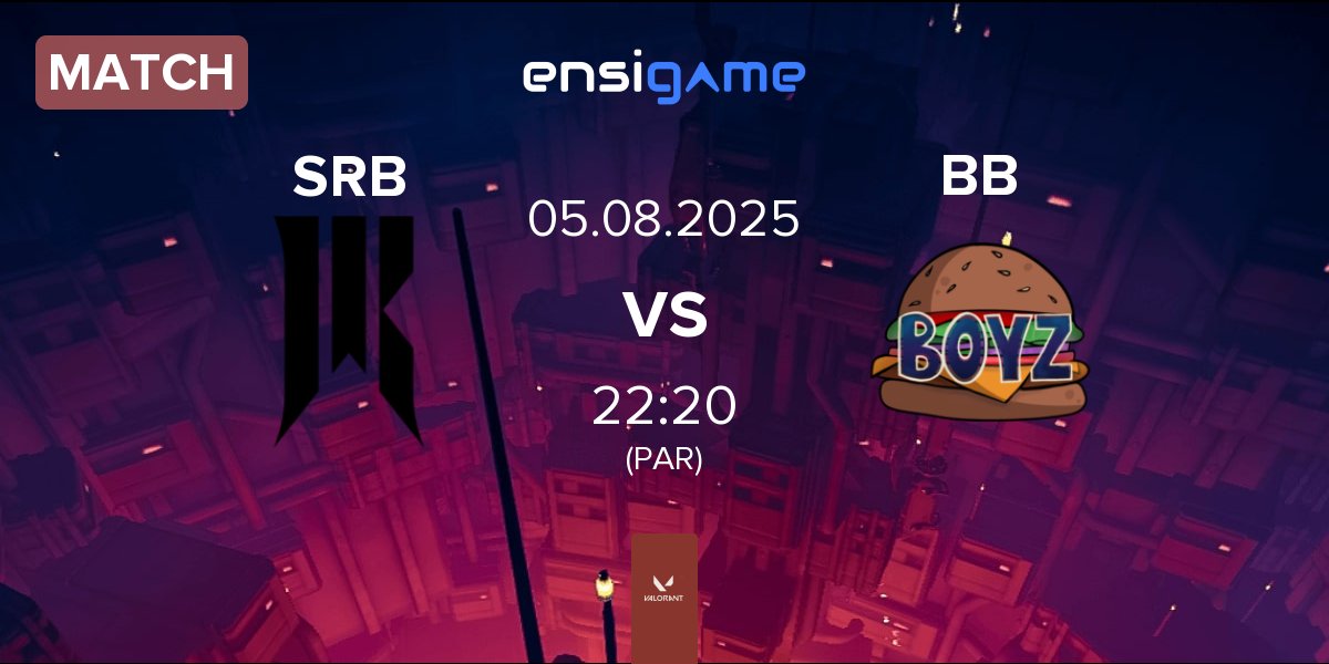 Partida Shopify Rebellion Black SRB vs Burger BOyz BB | 05.08