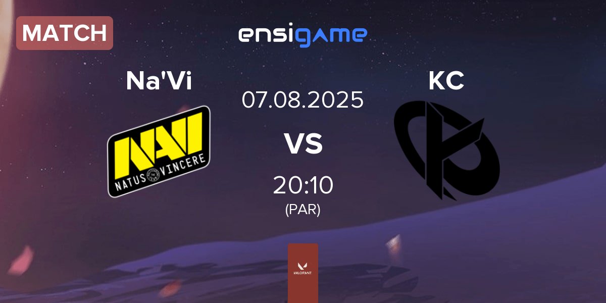 Partida Natus Vincere Na'Vi vs Karmine Corp KC | 07.08