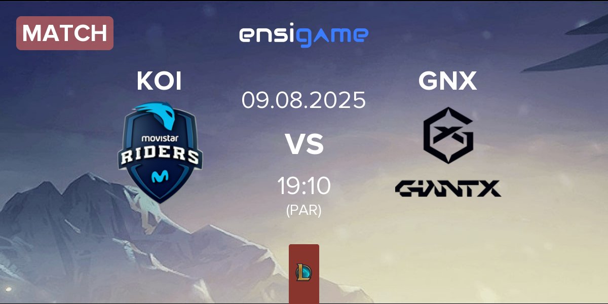 Match Movistar KOI KOI vs GIANTX GNX | 09.08