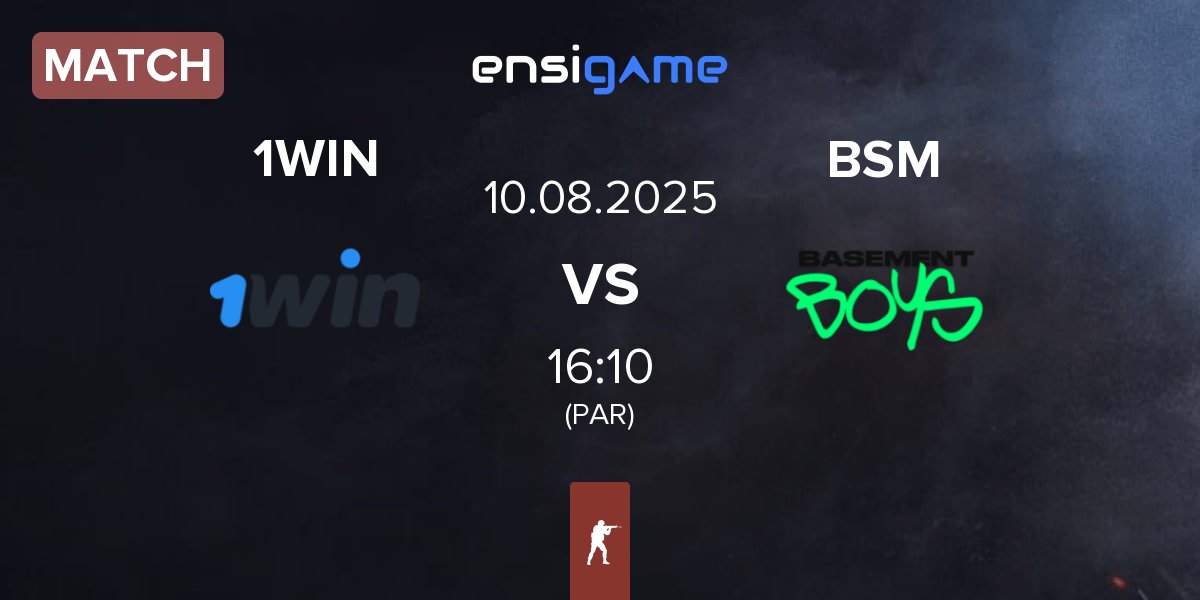 Partida 1w Team 1WIN vs BASEMENT BOYS BSM | 10.08