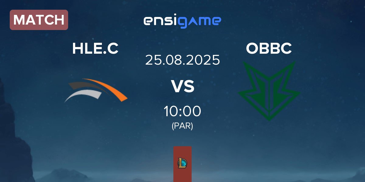 Partida Hanwha Life Esports Challengers HLE.C vs OKSavingsBank BRION Challengers OBBC | 25.08