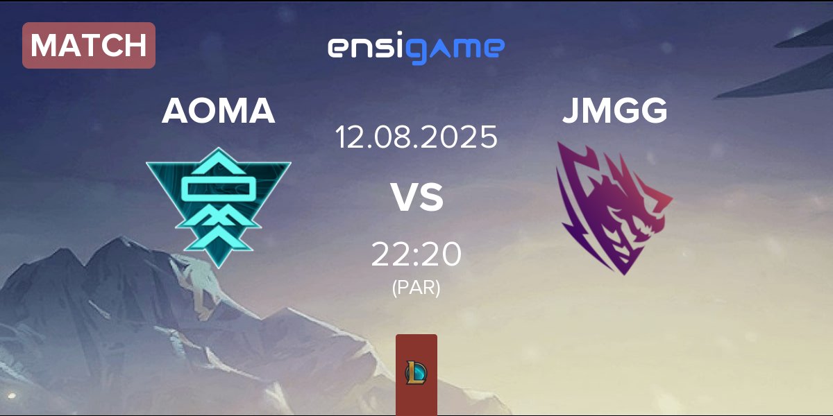 Partida A One Man Army Esports AOMA vs Jörmungang JMGG | 12.08
