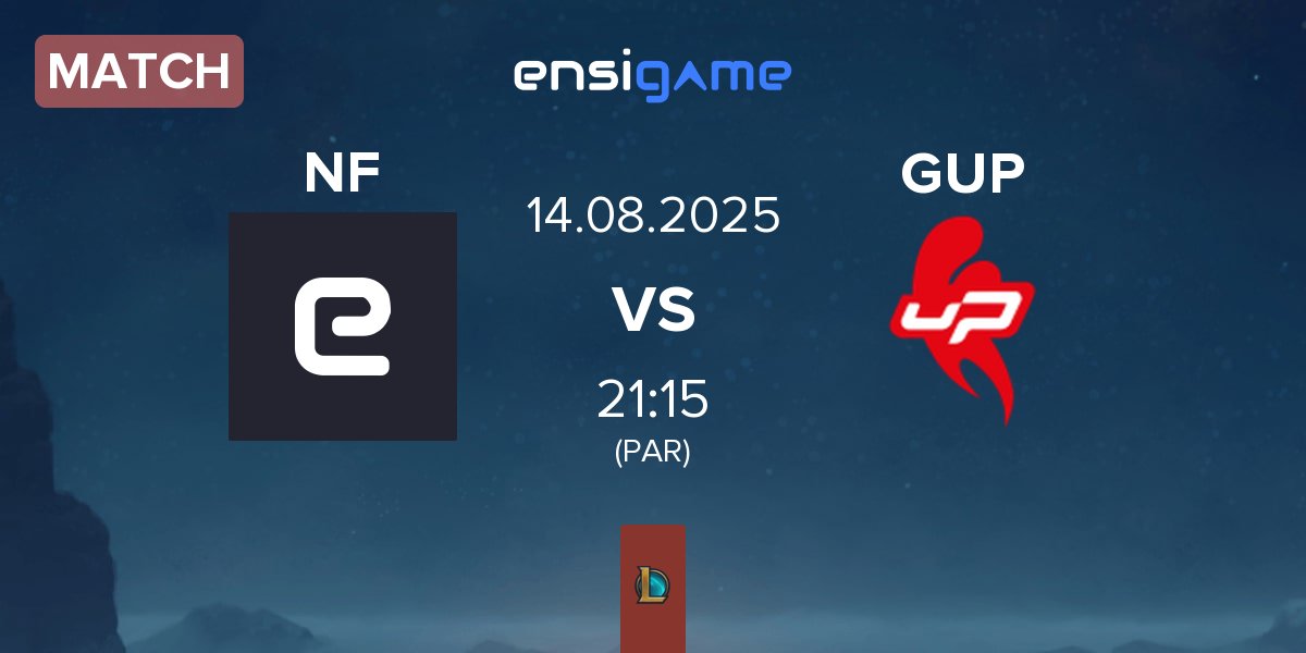 Match NORTHS FURY NF vs Grow uP Esports GUP | 14.08