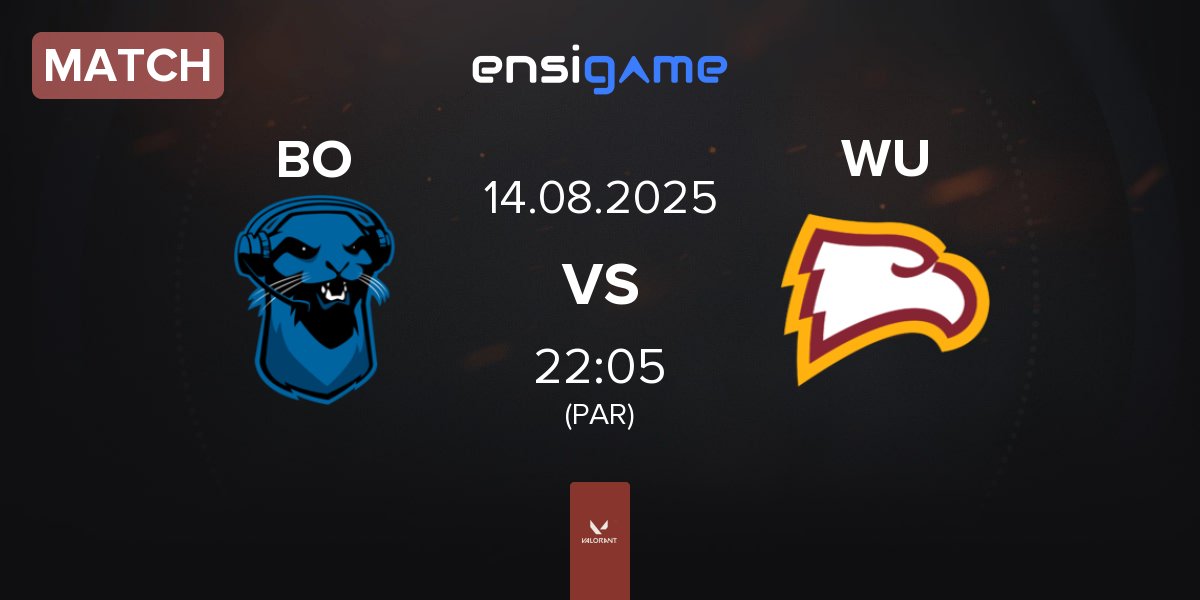 Match Blue Otter BO vs Winthrop University WU | 14.08