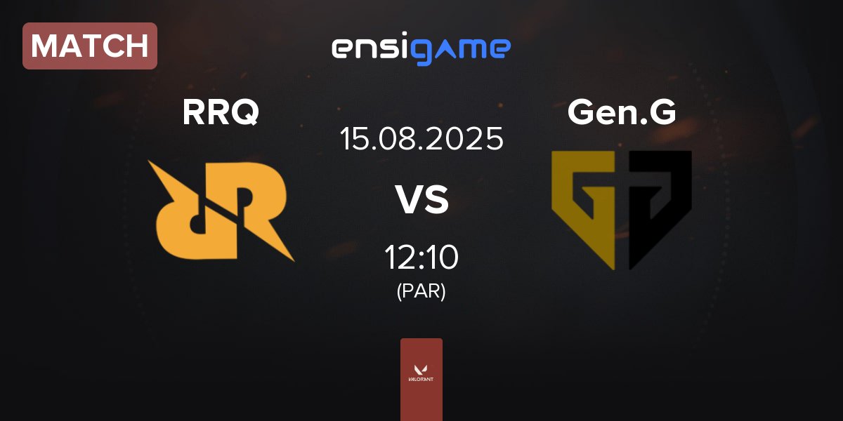 Partida Rex Regum Qeon RRQ vs Gen.G Esports Gen.G | 15.08