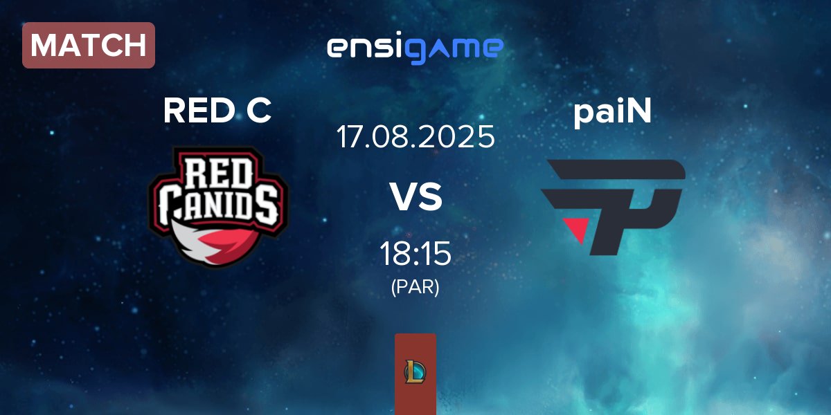 Partida RED Canids RC vs paiN Gaming paiN | 17.08