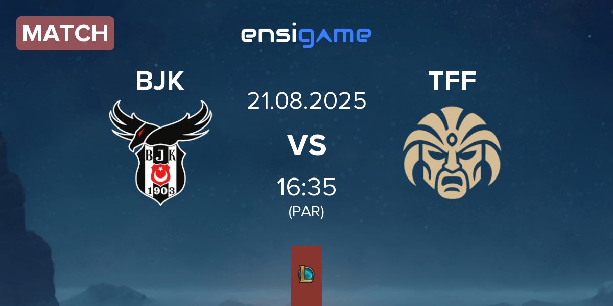 Partida Besiktas Esports BJK vs The Forbidden Five TFF | 21.08