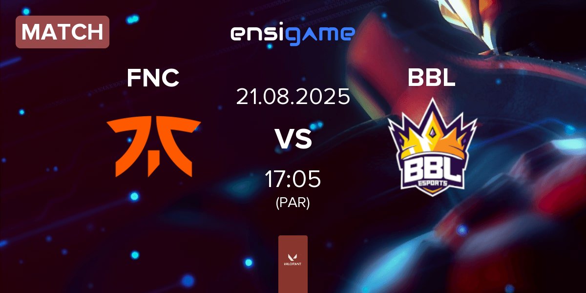 Match Fnatic FNC vs BBL Esports BBL | 21.08