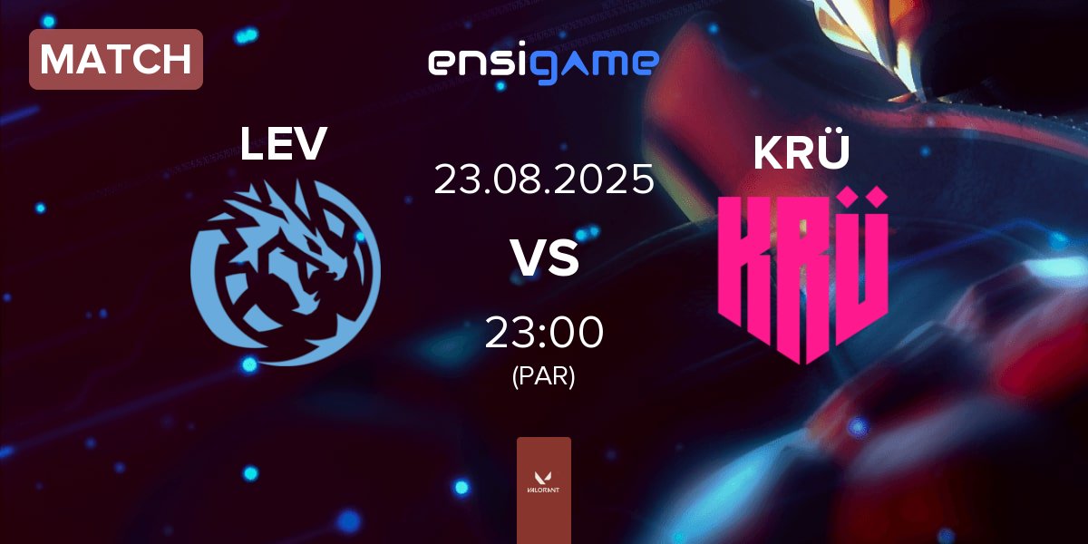 Match Leviatán Esports LEV vs KRÜ Esports KRÜ | 23.08
