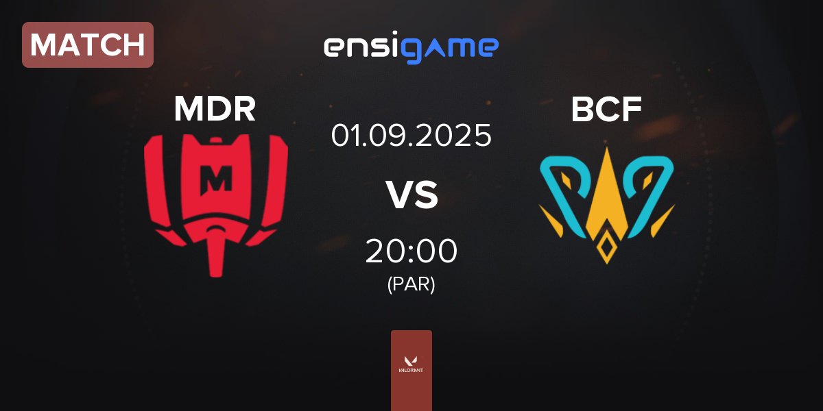 Match Mandatory MDR vs BBL PCIFIC BCF | 01.09
