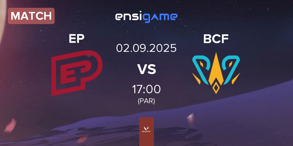 Partida Enterprise Esports EP vs BBL PCIFIC BCF | 02.09