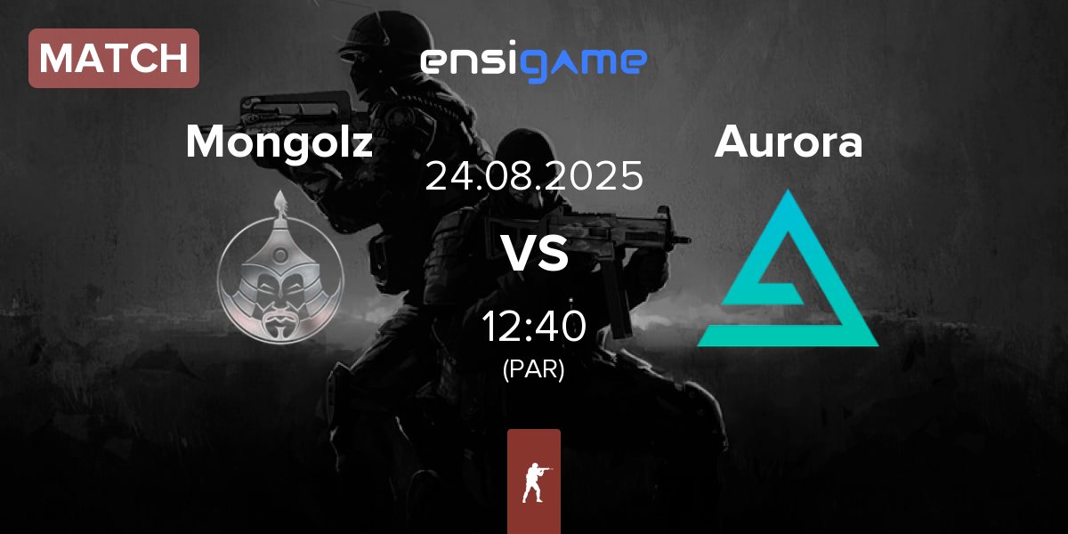 Partida The Mongolz Mongolz vs Aurora Gaming Aurora | 24.08