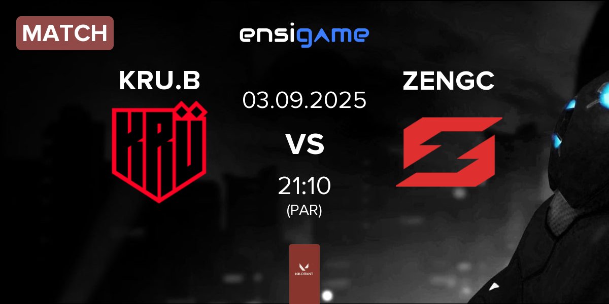 Match KRÜ Blaze KRU.B vs Zen eSports GC ZENGC | 03.09