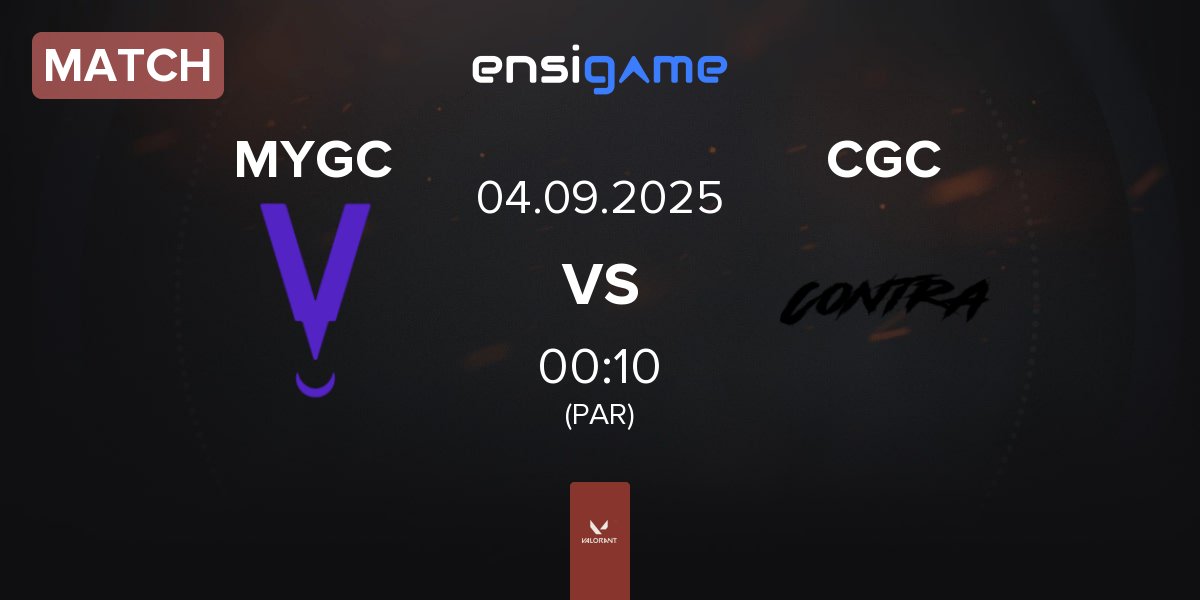 Partida MYVRA GC MYGC vs Contra GC CGC | 04.09