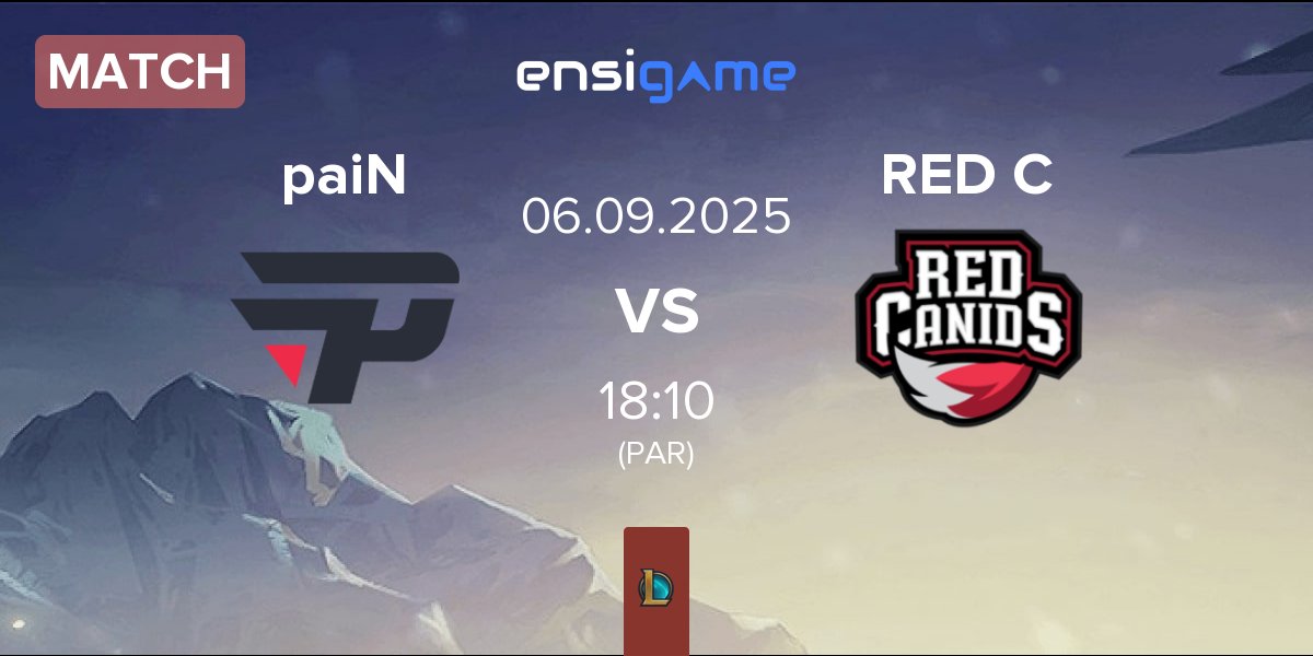 Partida paiN Gaming paiN vs RED Canids RC | 06.09