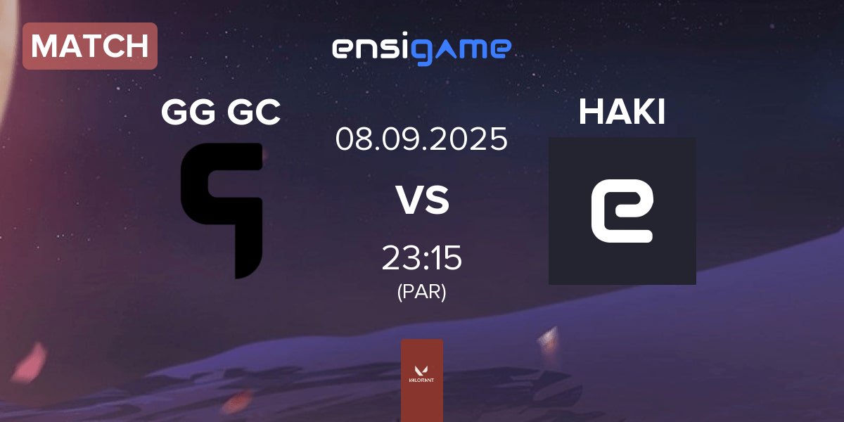 Match Ghost Gaming GC GHST vs Hakikimori GC HAKI | 08.09